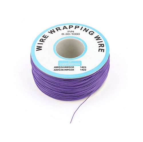 래핑와이어 보라색 (Wire Wrap Wire - Purple (30 AWG)) l 200m